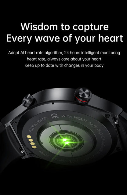 Bluetooth Call Smartwatch for Men – Fitness Tracker with HD Screen & Waterproof Design