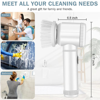 Multi-Functional Power Scrubber for Kitchen & Bathroom 🧽✨