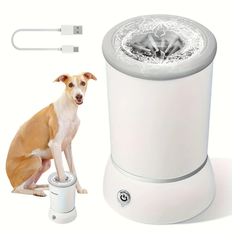 Automatic Pet Paw Cleaner - Portable, Low Noise, Quick Cleaning