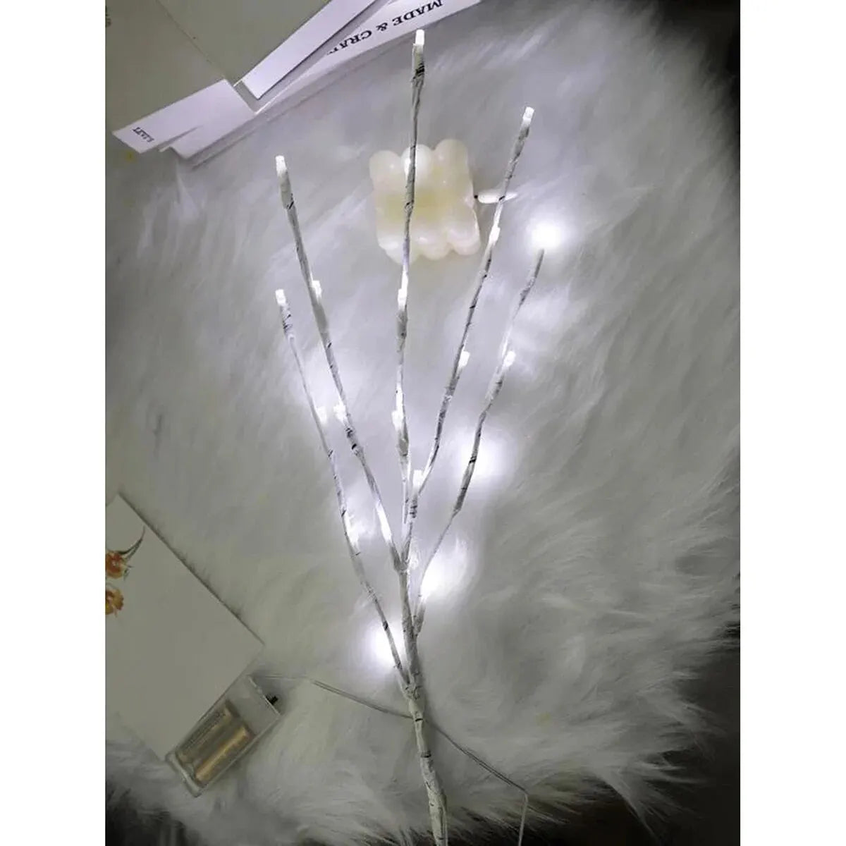 White Birch LED Twig Lights – Festive Glow for Christmas & Events