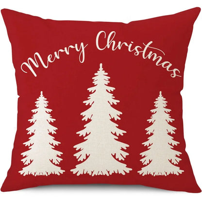 Merry Christmas Pillow Cover – Festive Home Decor for 2024-2025 Holidays