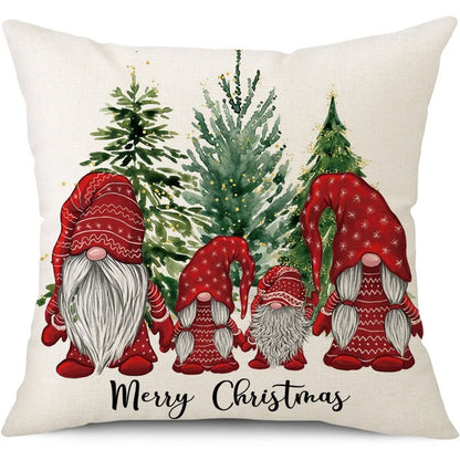 Merry Christmas Pillow Cover – Festive Home Decor for 2024-2025 Holidays