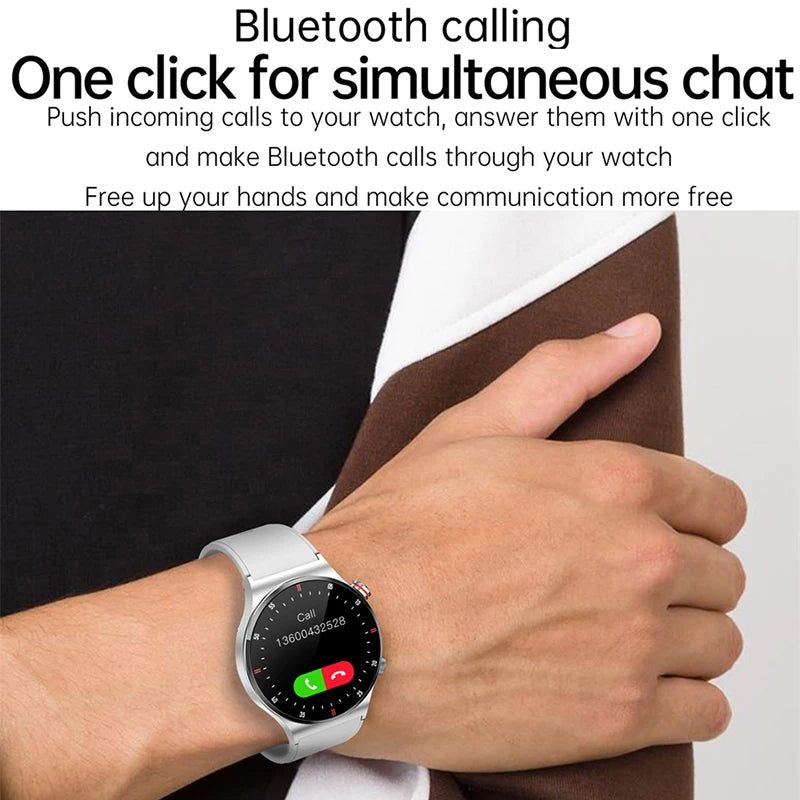 Bluetooth Call Smartwatch for Men – Fitness Tracker with HD Screen & Waterproof Design