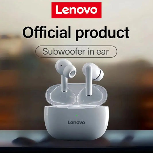 Lenovo Bluetooth Wireless Earbuds with Mic – In-Ear Headphones 2024