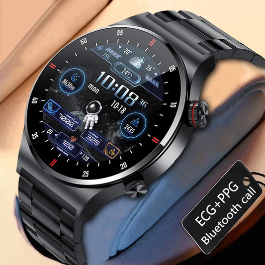 Bluetooth Call Smartwatch for Men – Fitness Tracker with HD Screen & Waterproof Design