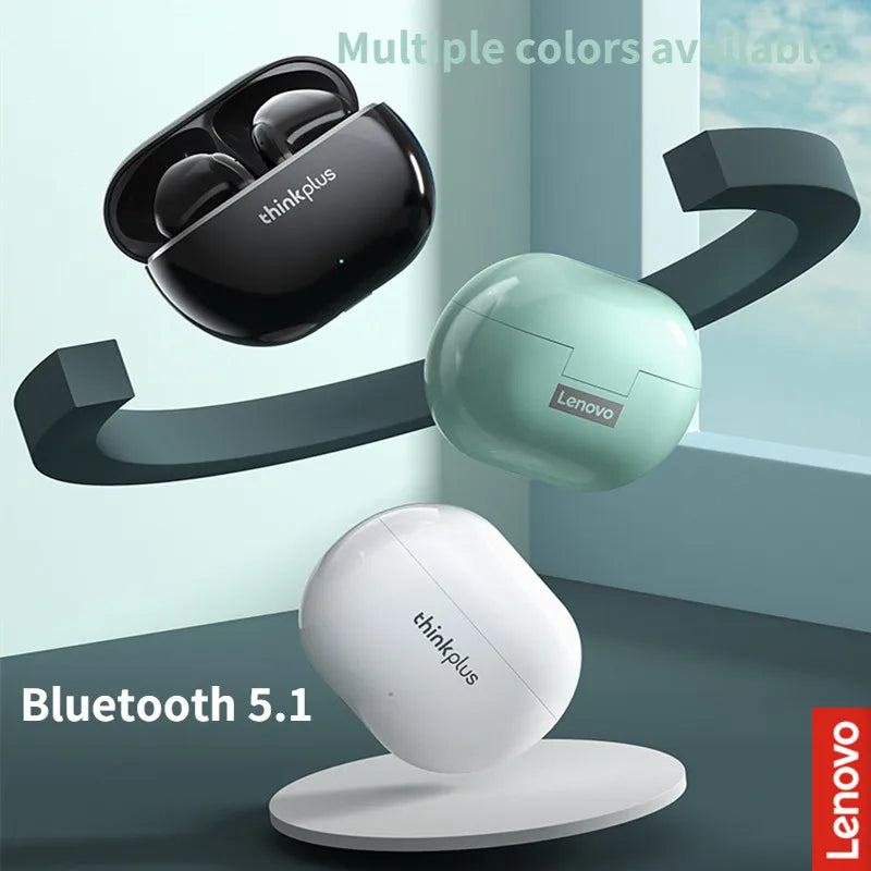 Lenovo XT93 Bluetooth 5.2 Earbuds – HiFi Bass, Dual Mic, Long Battery Life