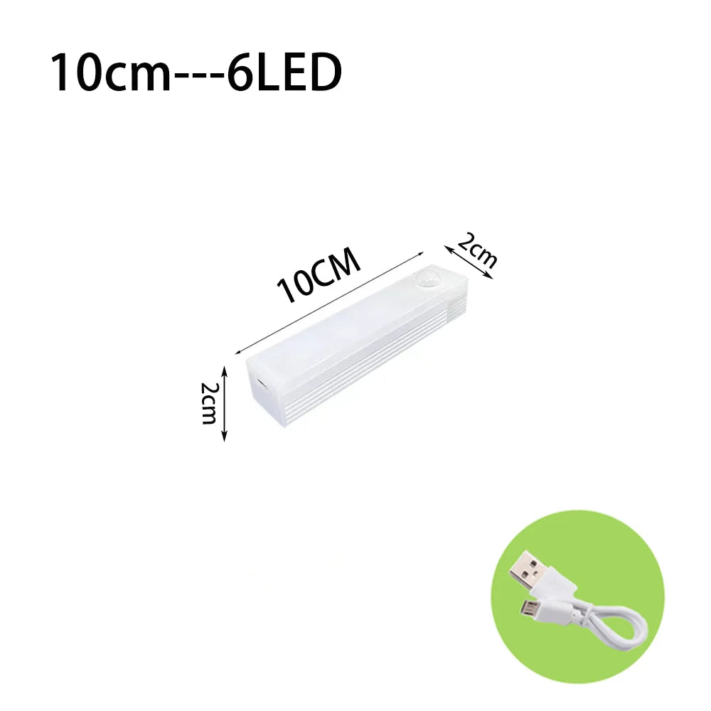 LED Motion Sensor Light - Wireless Rechargeable Type C