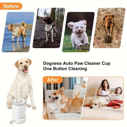 Automatic Pet Paw Cleaner - Portable, Low Noise, Quick Cleaning