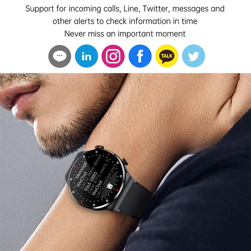 Bluetooth Call Smartwatch for Men – Fitness Tracker with HD Screen & Waterproof Design