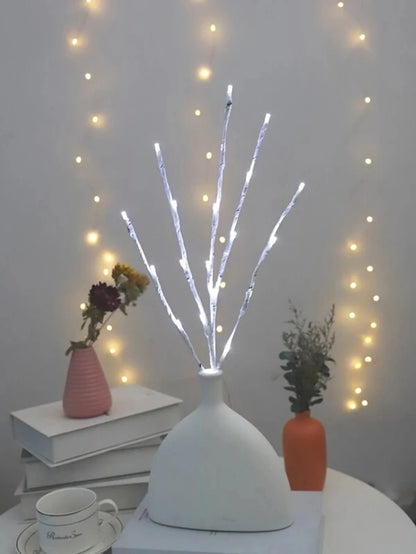 White Birch LED Twig Lights – Festive Glow for Christmas & Events