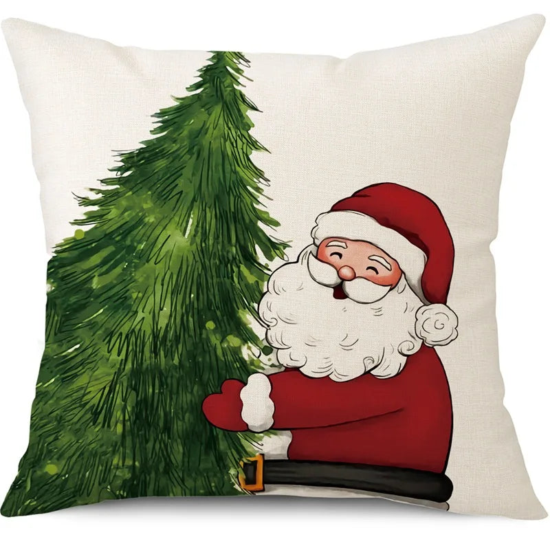 Merry Christmas Pillow Cover – Festive Home Decor for 2024-2025 Holidays