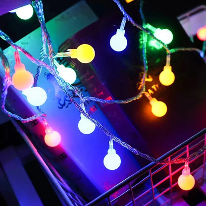 10M Christmas LED String Lights – USB/Battery Powered for Holiday Decor